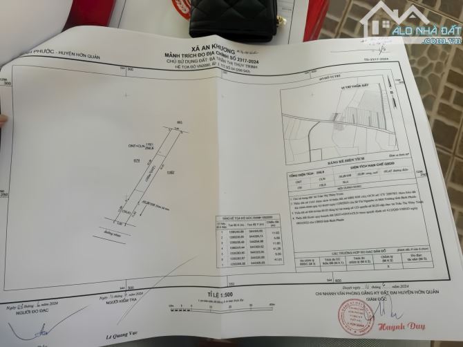 Chủ cần bán gấp lô đất đường nhựa quy hoạch 32m tại An Khương Hớn quản giá 320tr sổ sẵn - 1