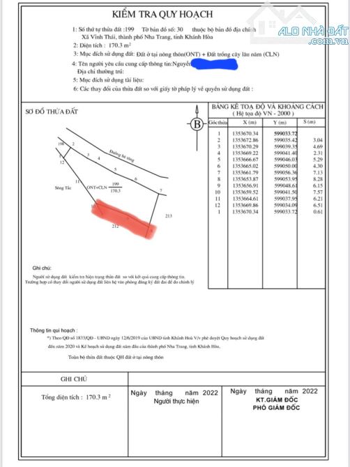 Bán đất Thủy Tú view sông Tắc, vành đai 3, gần KDT Mỹ Gia. Giá 6.95 tỷ. - 3