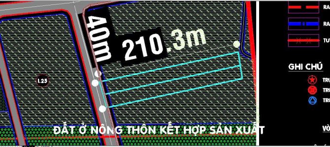 Bán đất Mặt Tiền đường Nhuận Dức 8300m2 có 500 thổ cư giá 3,5tr/m2 - 4