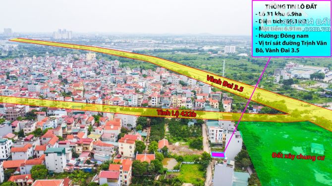 Bán lô đất DV gần trục đường Trịnh Văn Bô cực đẹp mặt tiền khủng - 4