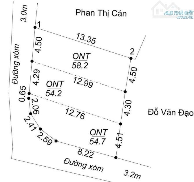 58,2M sát KCN và QL6, Chỉ nhỉnh 1,x tỉ