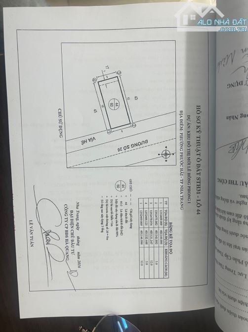 Bán Lô đất đẹp KĐT Hà Quang 1 đường số 26 giá 2 tỷ 850 - 1