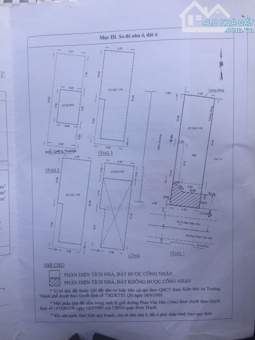 Bán nhà 2 mặt tiền Phan Văn Hân - Trường Sa, P. 17 Bình Thạnh DT 6.2 x 25m KC 5 tầng - 2