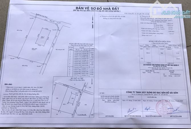 Bán đất biệt thự đường 206 Long Thuận P. Long Phước Quận 9 TP Thủ Đức (1469m2) 14 tr/m2 - 4