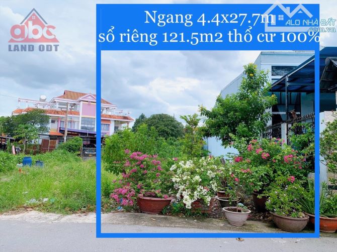 Bán lô đất View sông Đồng Nai, 4.4x27,7m(121.5m2) full thổ cư chỉ 2ty99 P.Hoá An, Biên Hoà - 4