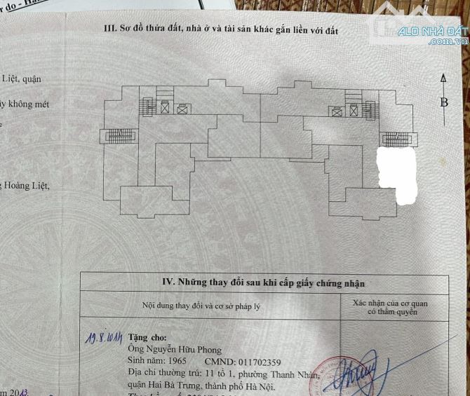 Bán chung cư CT1 Bắc Linh Đàm - Hoàng Mai, 72m2, 2 phòng ngủ, sổ đỏ chính chủ - 8