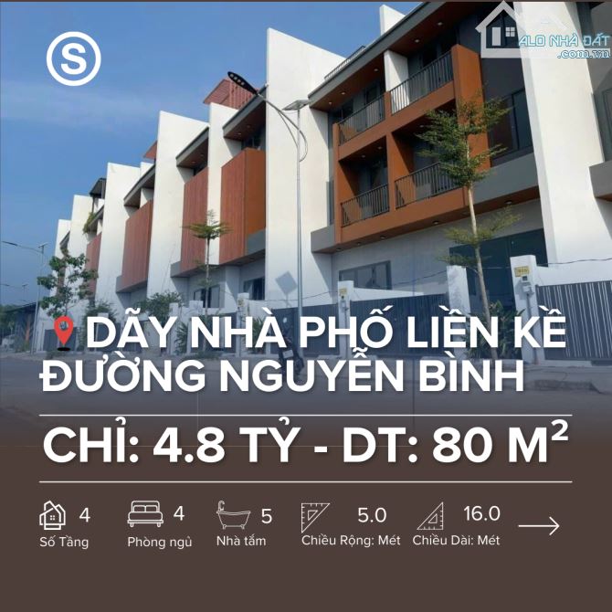 Chỉ còn 1 Căn duy nhất, 1 Trệt 2 lầu ST + 4PN.