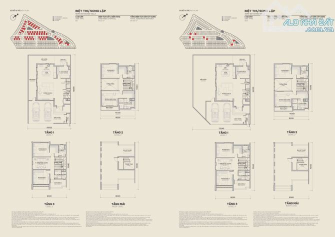 Biệt thự song lập-SD4-32-Sycamore,10X16,160M2, chỉ 16,7ty-thanh toán  500tr