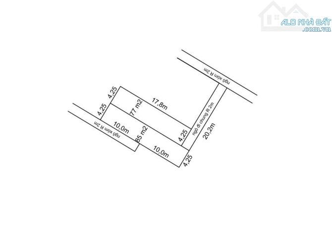 Bán lô đất 77m2 Du Lế Kiến Thụy Hải Phòng giá chỉ hơn 300 triệu - 3