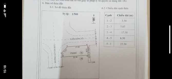 Bán lô góc đường Lê Văn Hưu Bắc Gò Đá sát khu Phố Bàu Cả giá cần tiền - 4