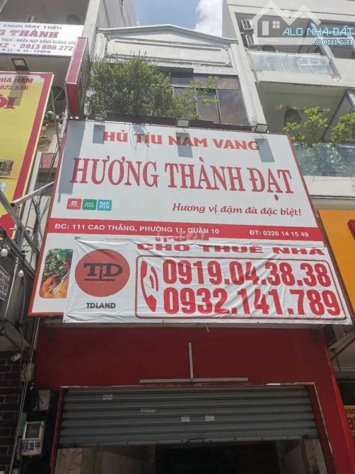 CHO THUÊ NHÀ KD ĐA NGÀNH NGHỀ MẶT TIỀN ĐƯỜNG CAO THẮNG, PHƯỜNG 11, QUẬN 10