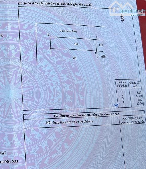 CẦN BÁN GẤP LÔ GÓC 2 MẶT TIỀN TÂY HÒA KCN BÀU XÉO TRANG BOM 100m2, SHR - 3