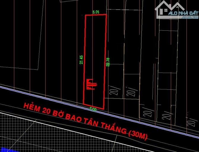 Bán nhà MT kinh doanh hẻm 20 Bờ Bao đối diện AEON 5x22m cấp 4 giá 16,2 t - 3