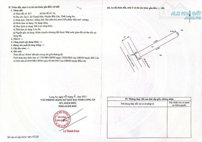 3 Nền Thổ Cư liền kề mặt tiền đường Liên Ấp 2-3 Thạnh Đức - Bến Lức cần bán gấp . - 6