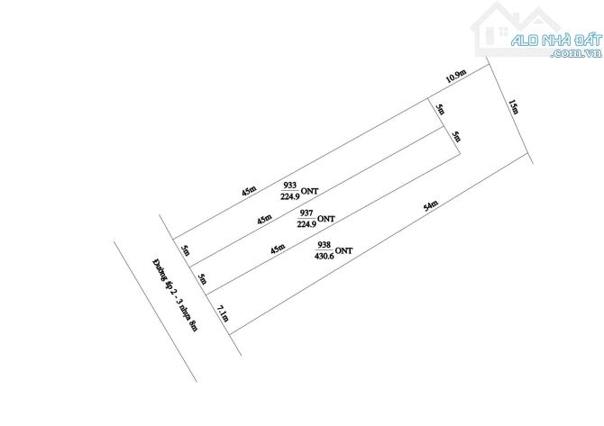 3 Nền Thổ Cư liền kề mặt tiền đường Liên Ấp 2-3 Thạnh Đức - Bến Lức cần bán gấp . - 7