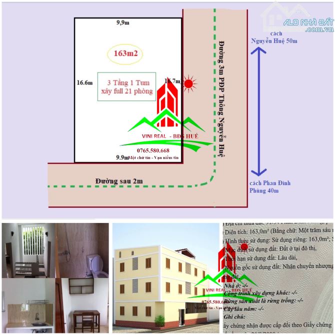 🔥 Bán dãy trọ 2 mặt tiền 3 mặt thoáng 4 tầng 21m2 Trang bị trọ cao cấp xây full 163m2 đất