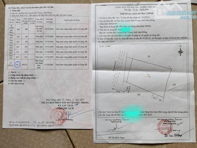 Bán 6.000m2 đất mặt tiền QL 20 xã Phú Hội,Đức Trọng,Lâm Đồng,giá bán 45 tỷ - 5