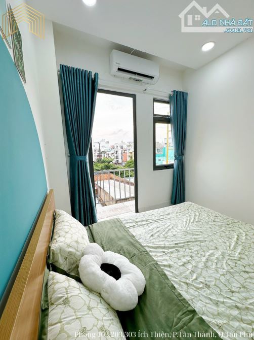 Căn hộ 1 phòng ngủ Balcony ngay trung tâm quận Tân Phú