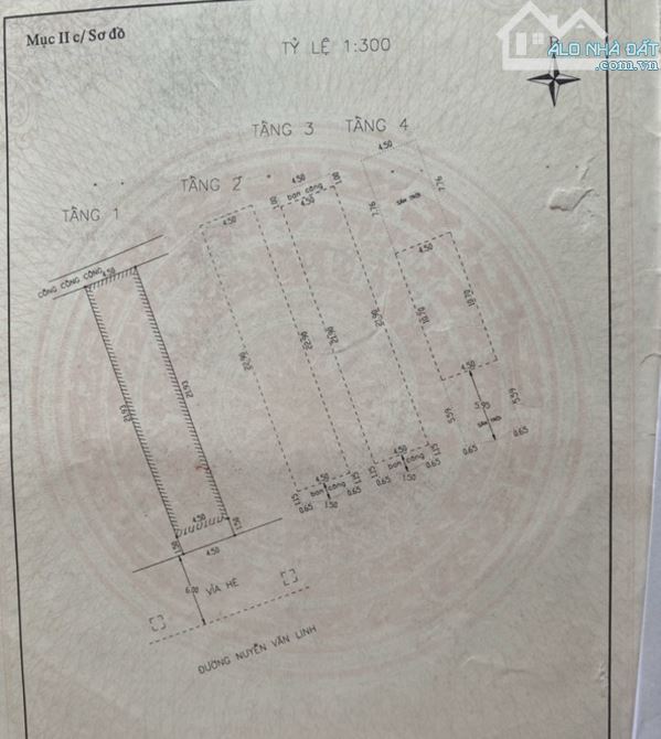 Bán nhà 4 tầng Nguyễn Văn Linh, phường Thạc Gián, Thanh Khê, Đà Nẵng.