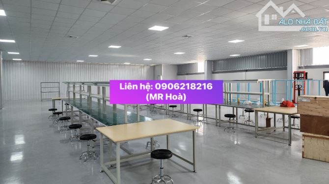 Cho thuê 10.000m2 kho xưởng tiêu chuẩn, Hoà Bình, có cắt nhỏ. - 1