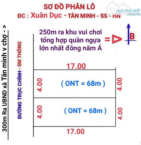 Bán lô đất hoa hậu đẹp nhất giá đầu tư  thôn Xuân Dục Xã Tân Minh - 6