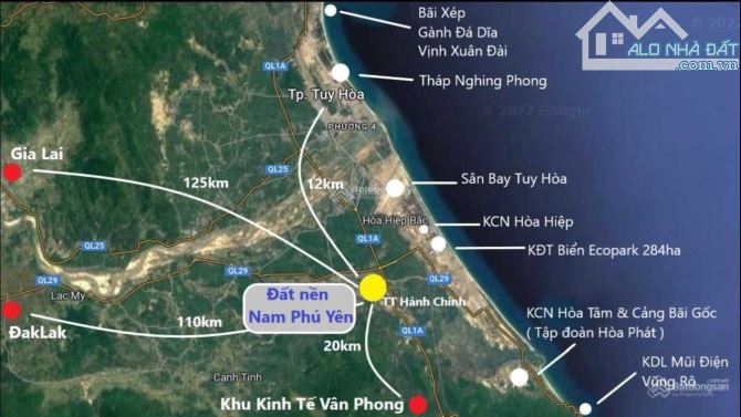 Đất đấu giá trung tâm hành chính Thị xã Đông Hòa, kề khu công nghiệp và sân bay quốc tế - 7