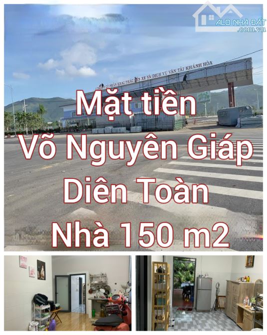 "Bán mặt tiền kinh doanh gần bến xe Phía Nam mới ở Võ Nguyên Giáp, Diên Toàn, Diên Khánh.