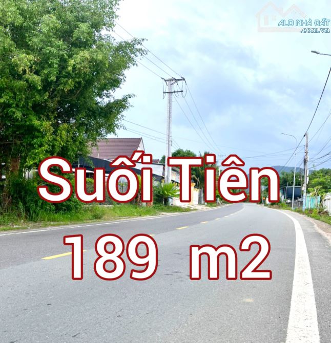 Bán đất mặt tiền Hương Lộ 39, Suối Tiên, Diên Khánh đường nhựa 14 mét.   - 189 m2, có 60 t