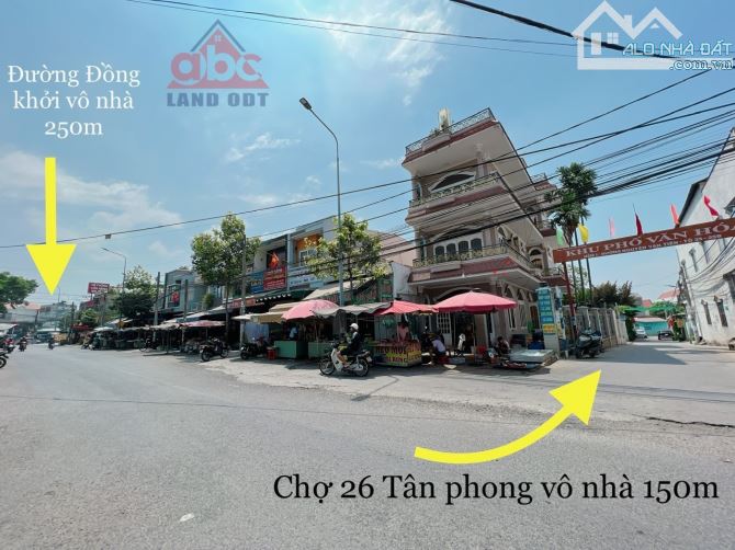 Bán căn nhà ngay chợ 26 hẻm 2 xe hơi né nhau, Tân Phong, Biên Hòa, giá 2 tỷ 970.