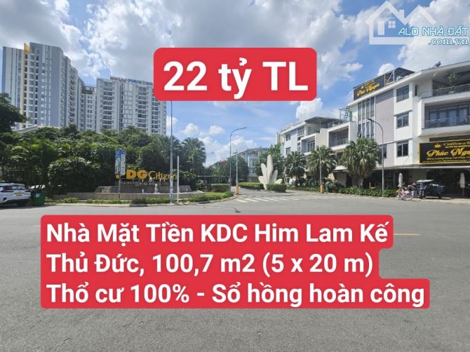 🆘 Nhà Mặt Tiền KDC Himlam Phú Đông Kế Thủ Đức P. An Bình, Tp. Dĩ An