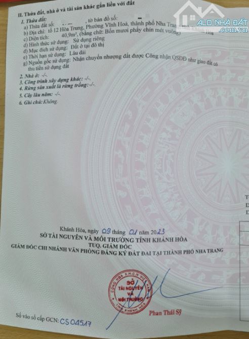 Bán Nhà Mặt Tiền Kinh Doanh Nguyễn Chích  ngang 5m, dt 53,4, giá 2 tỷ 700 - 1