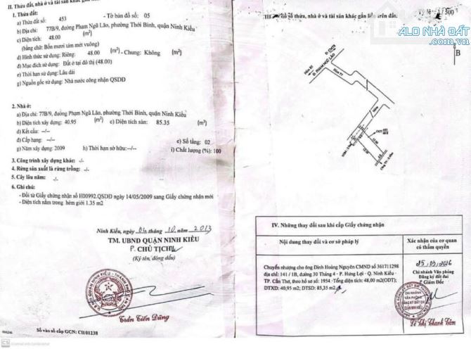 BÁN NHÀ TRỆT LẦU HẺM 77 ĐƯỜNG PHẠM NGŨ LÃO - 12