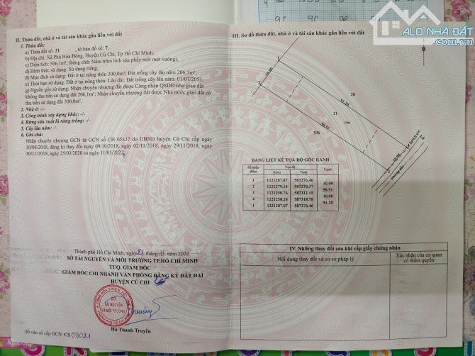 Chủ gửi bán lô đất 506m2 có sẵn 300m2 thổ cư cách Tỉnh Lộ 15 chỉ 200m, xã Phú Hòa Đông - 4