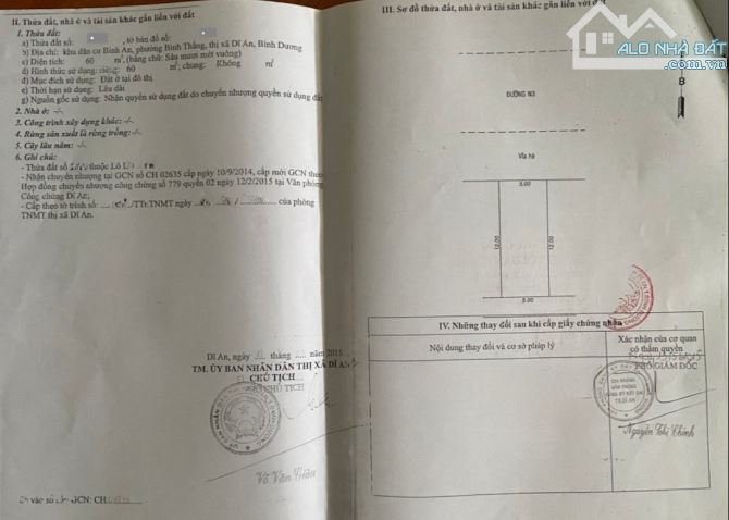 3,5Tỷ TL🔥Bán đất (5x12) đường N3 KDC Bình An p.Bình Thắng, Tp.Dĩ An - 4