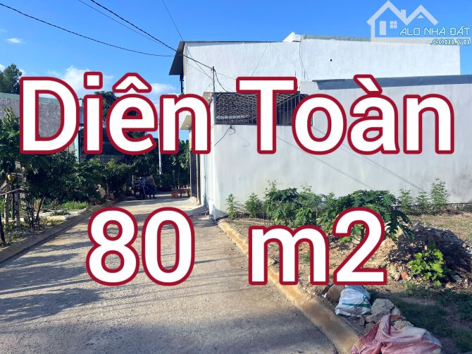 Bán đất Diên Toàn, Diên Khánh đường ô tô 4m, cách khu tái định cư Diên Toàn khoảng 130m.