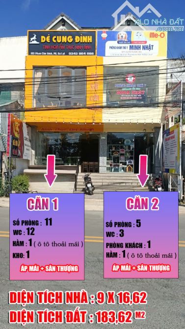 GIẢM 2 TỶ BÁN GẤP 183M2 MẶT TIỀN PHAN CHU TRINH NGANG 9M GIÁ 28 TỶ