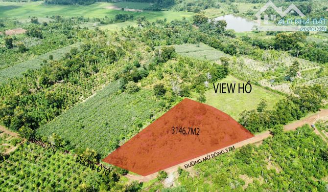 Bán 3000m2 đất thị xã Buôn Hồ, đường rộng 37m giá 550 triệu