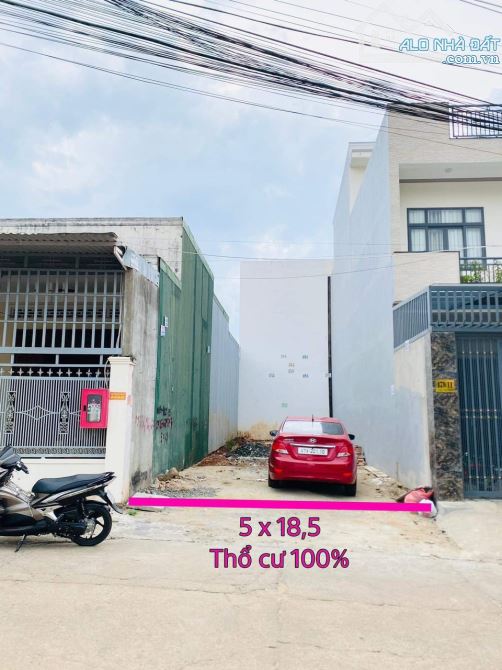 Đất hẻm cấp 1 hẻm 179 Phan chu trinh,p thắng lợi 5x18,5 giá 3tỷ550