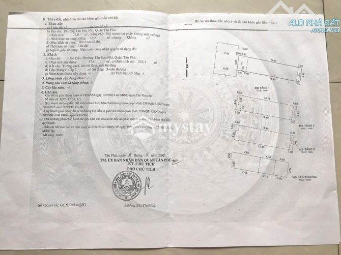 GIẢM SỐC 500TR Chủ cần tiền bán gấp nhà Gò Dầu, Tân Sơn Nhì, Tân Phú 57,4m2 Giá 2tỷ690