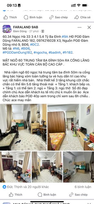 Bán nhà mặt phố Hàng Mã 95m2 x 2 tầng, mặt tiền 4,8m. Giá 80 tỷ - 1