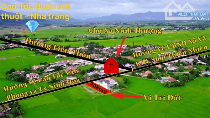 Đất mặt đường Liên Xã Ninh Trung - Ninh Thân - Ninh Thượng