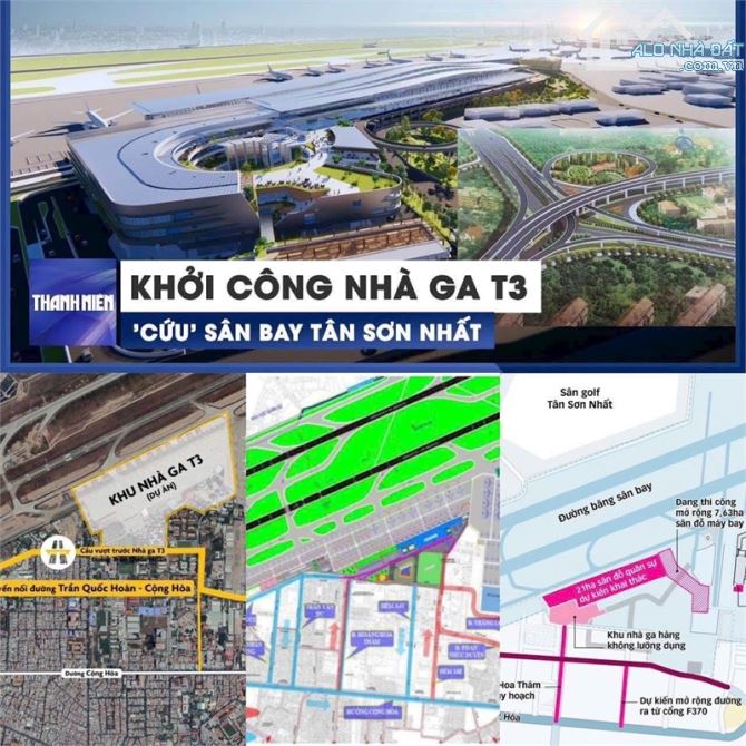 Nhà 3 Tầng Mặt tiền Mai Lão Bạng , Ngay cổng nhà Ga T3, Phường 13, Tân Bình, chỉ 8.6 tỷ - 3