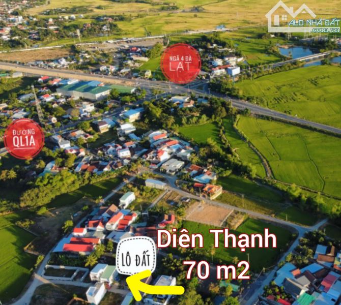 Bán đất gần trường tiểu học và UBND xã Diên Thạnh, Diên Khánh (cách 120 mét)  - Đi ra 830r - 2