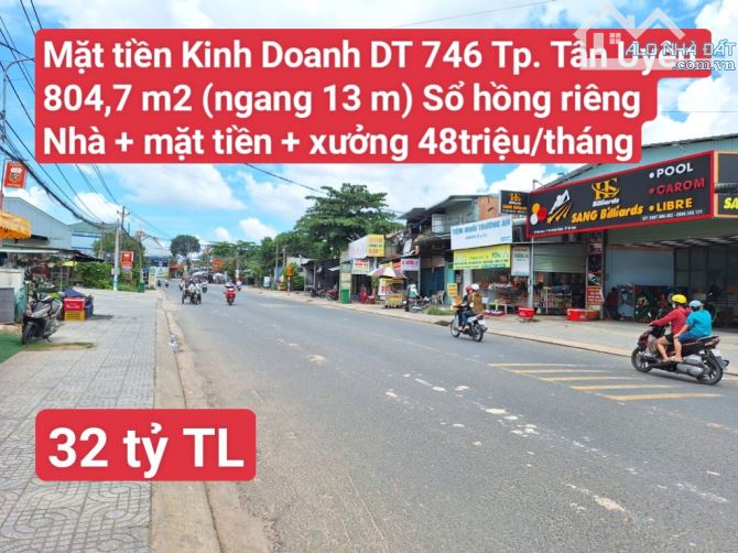 🆘 Đất Mặt Tiền Kinh Doanh DT 746 P. Tân Phước Khánh Tp. Tân Uyên, Bình Dương