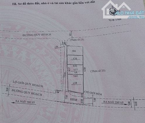 Lô đất 2 mặt tiền, vừa kinh doanh được, và định cư được, Phường 4, Đà lạt.