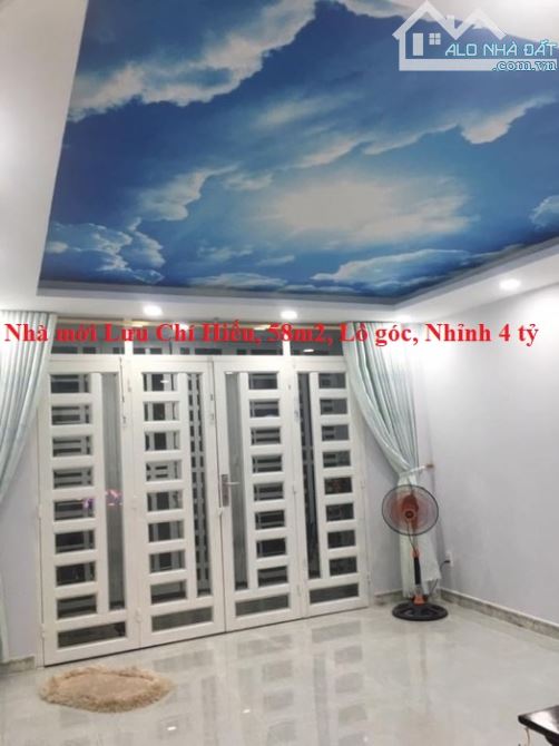 Nhà mới Lưu Chí Hiếu, 58m2, Lô góc, Nhỉnh 4 tỷ