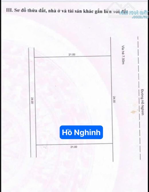 🔥 Chính chủ gửi bán siêu sản phẩm BĐS Đường Hồ Nghinh .  - DT : 504m2 ngang 24m  -