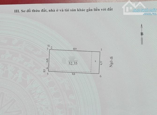 MẶT NGÕ Ô TÔ - LÁNG THƯỢNG - ĐỐNG ĐA - 52.5M2 - MT 4.7M - TẶNG GPXD 7 TẦNG - HƠN 12 TỶ