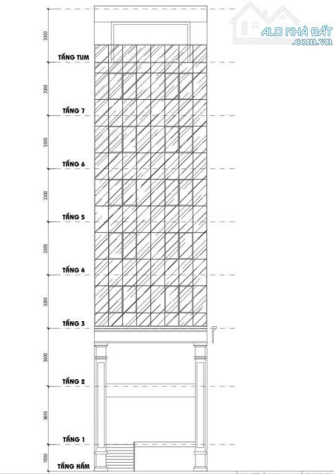 Tòa văn phòng mặt phố Trung Kính 58 Tỷ, 118m x 8T x 7m MT, vỉa hè 10m, PCCC + Hoàn Công - 2