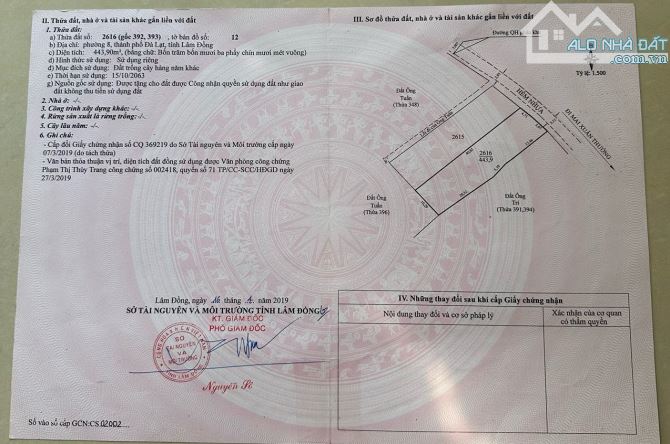 Bán đất Trần Đại Nghĩa phường 8 Đà lạt thích hợp an cư nghỉ dưỡng - 3